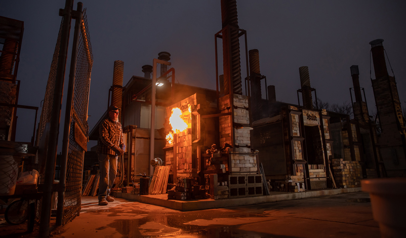 Von venhuizen at a walkthrough art display