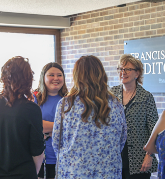 Unveiling of the Francis J. Pruss Auditorium