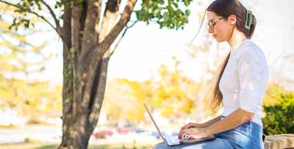 Warde Hall overlooking Cedar Rapids