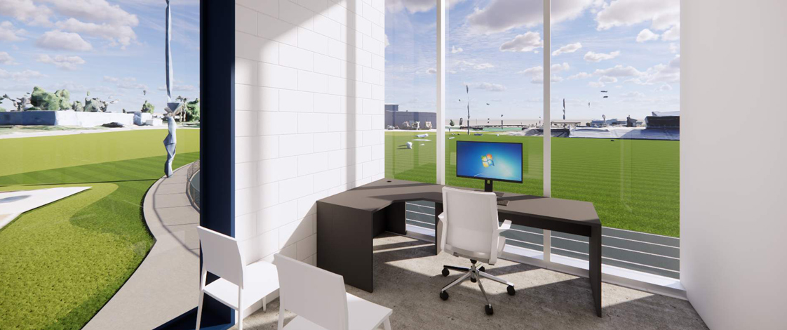 Coach's office in 巴斯足球中心